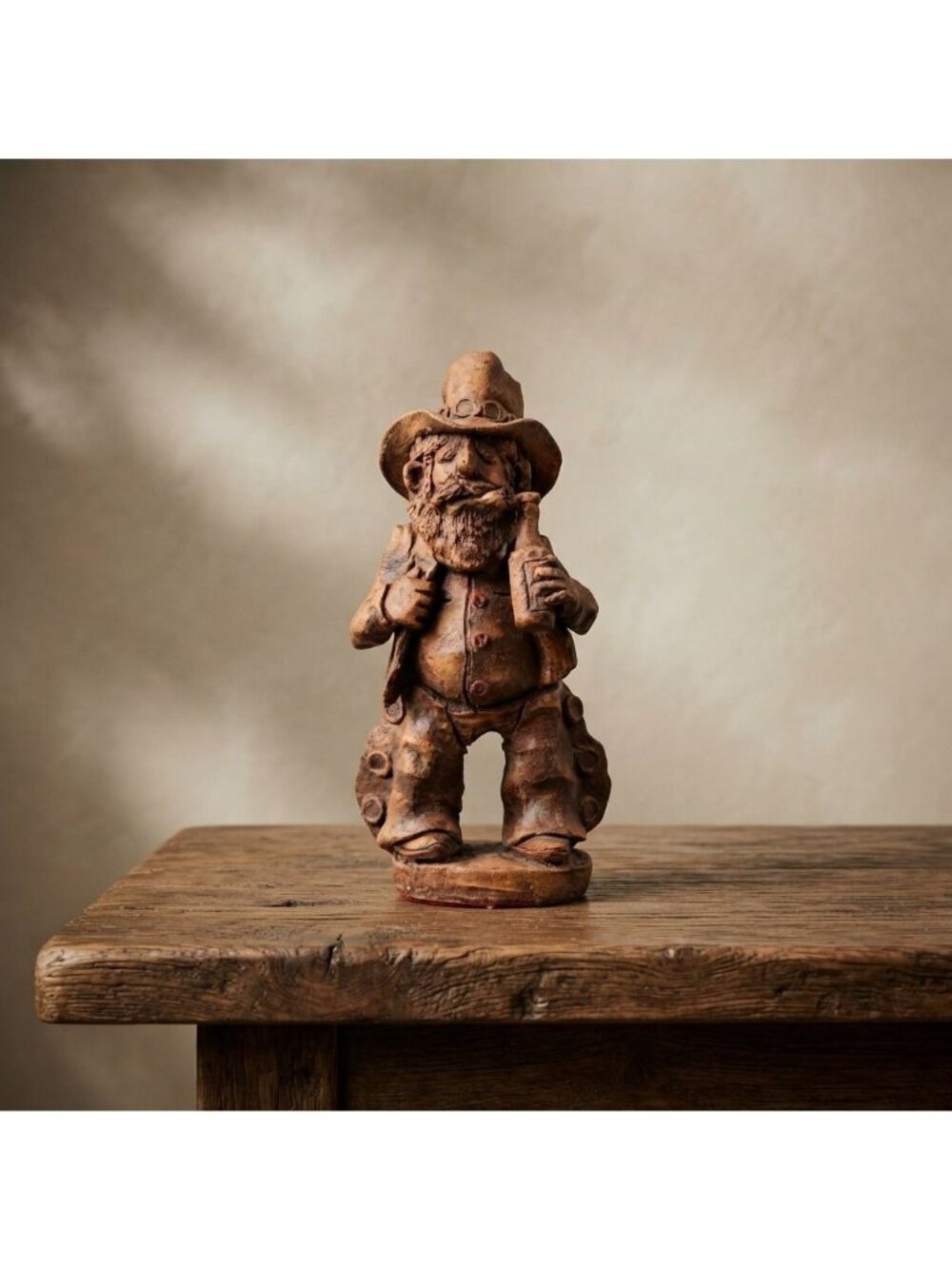 Vintage 1981 Ron Nixon Western Sculptor Cowboy Figurine Mountain Man Statue